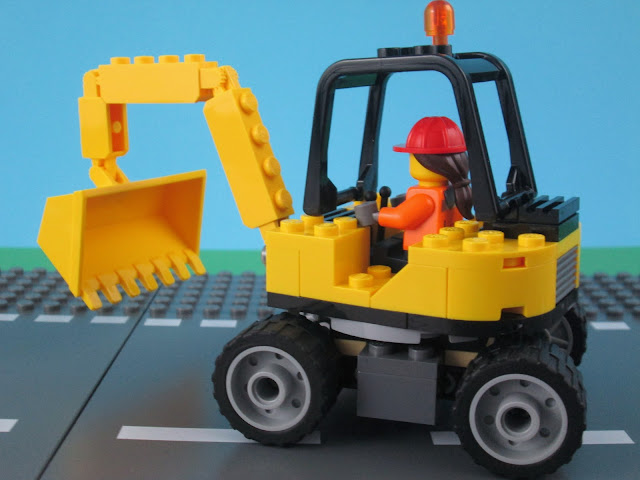 Set LEGO City 60152 Sweeper & Excavator