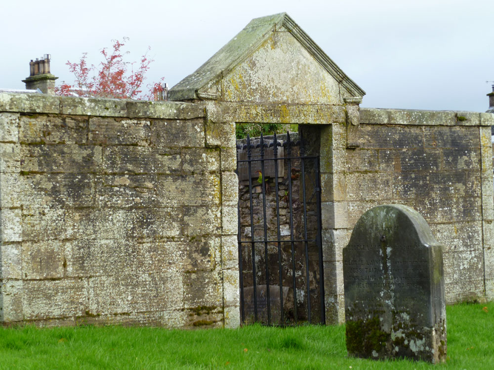 West Linton Graveyard Spitalhaugh Burial Enclosure