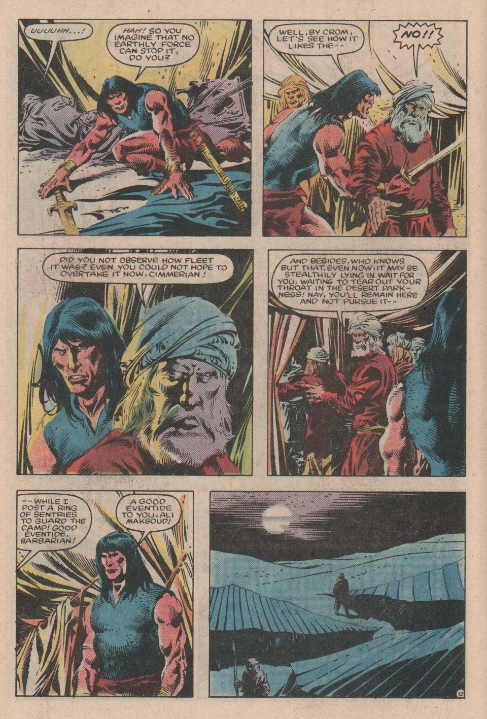 Read online Conan the Barbarian (1970) comic -  Issue #158 - 13