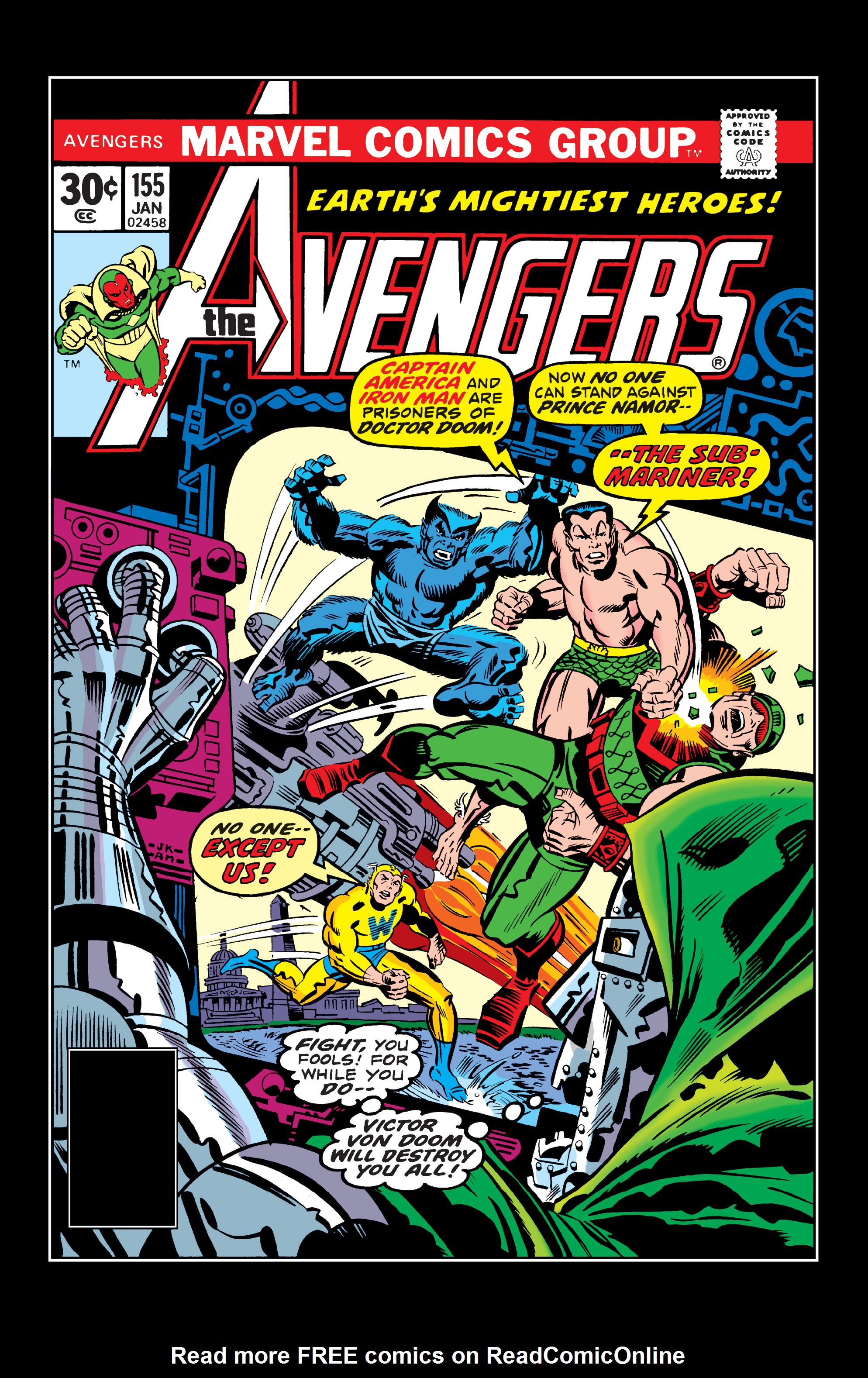 Read online Marvel Masterworks: The Avengers comic -  Issue # TPB 16 (Part 2) - 52