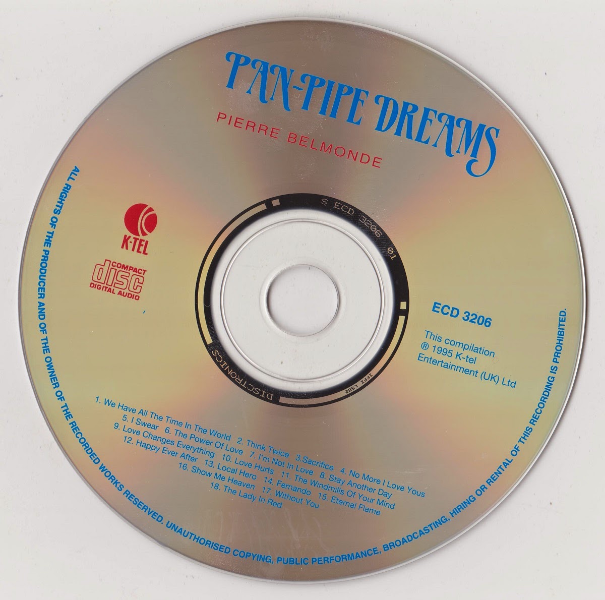 [Pan Flute, Easy Listening] Pierre Belmonde PanPipe Dreams (1995) [FLAC]