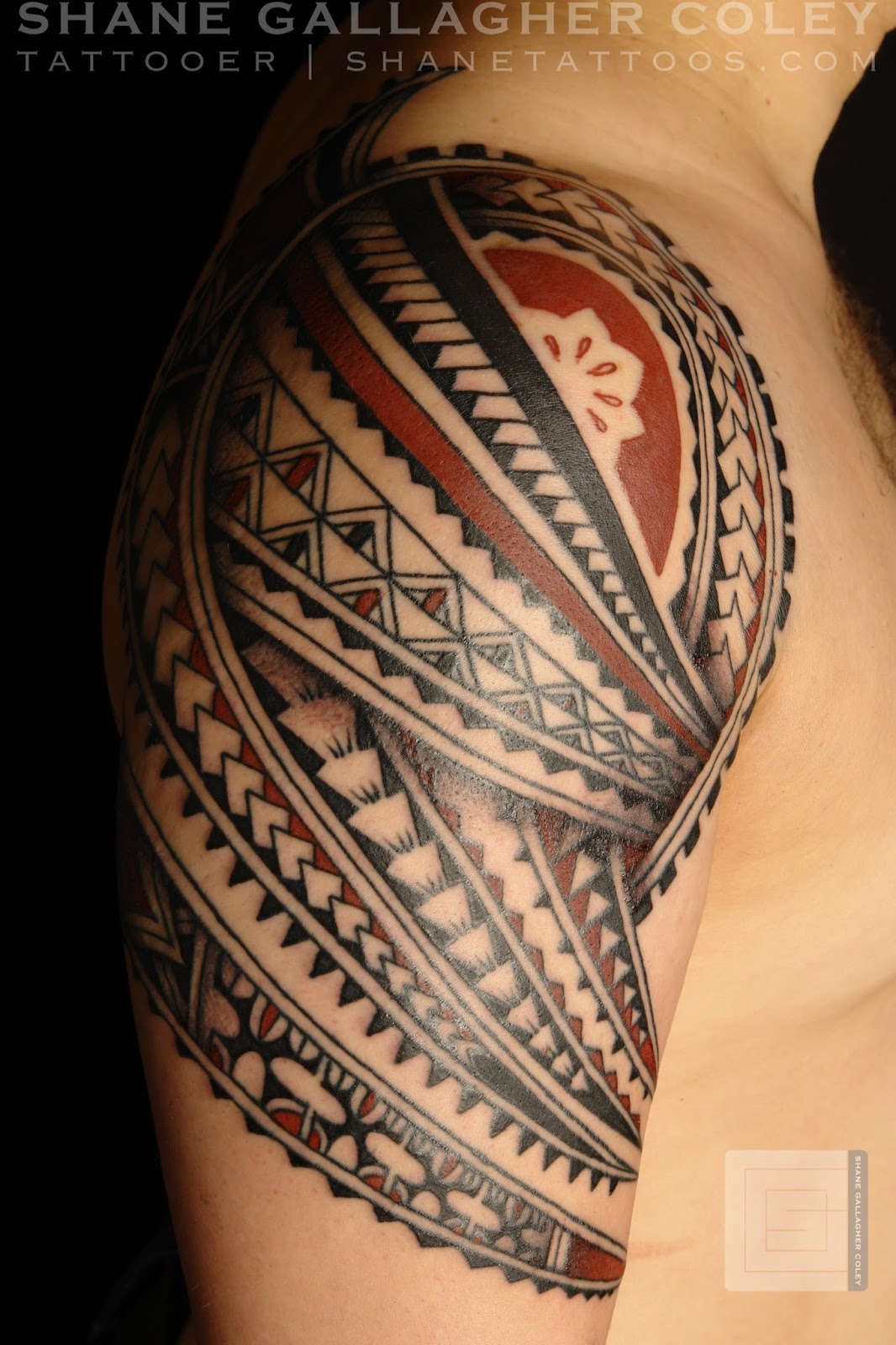 SHANE TATTOOS: Polynesian Shoulder Tatau/Tattoo