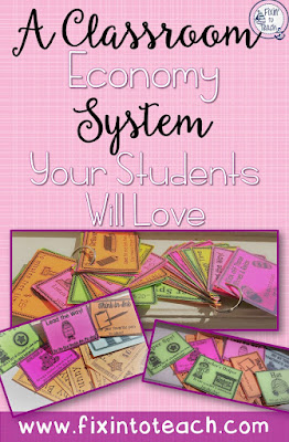 Take charge of your classroom management with a classroom economy system! Check out my blog post on how I use 'Funny Bucks' and coupons to motivate students to make good choices.