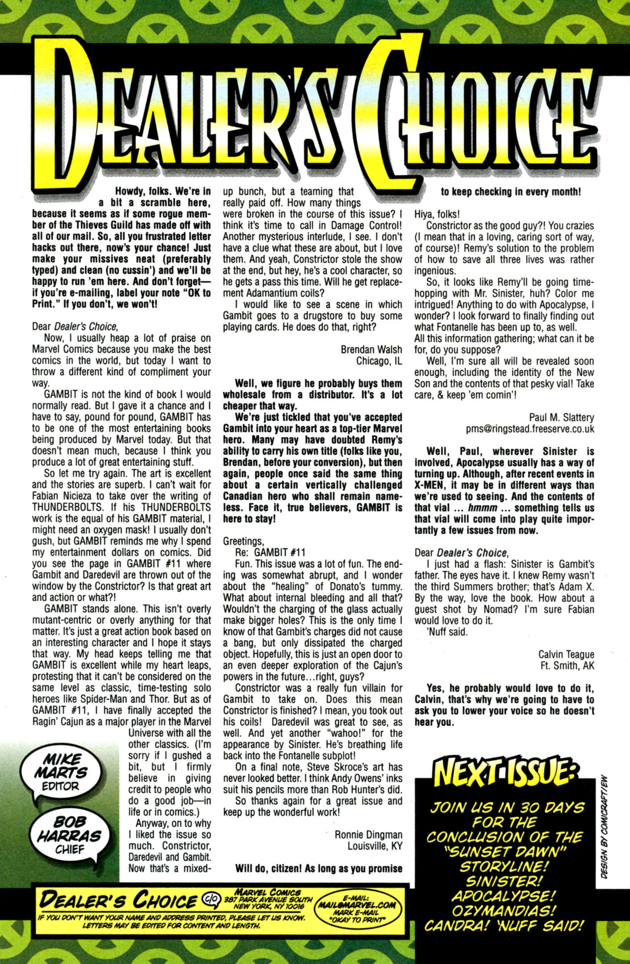 Read online Gambit (1999) comic -  Issue #13 - 25