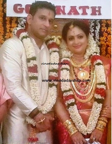 actress reshmi soman married gopinath wedding photos vinodadarshan actress reshmi soman married gopinath