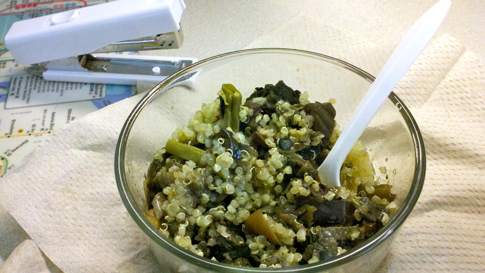 Cranky Gerd Recipe Quinoa with Japanese Eggplant