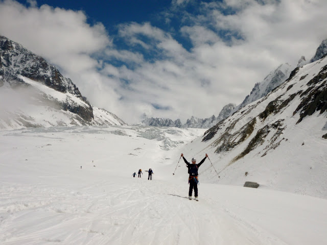 Esqui de montaña Alpes:Grands Montets-Aguille de Argentiere