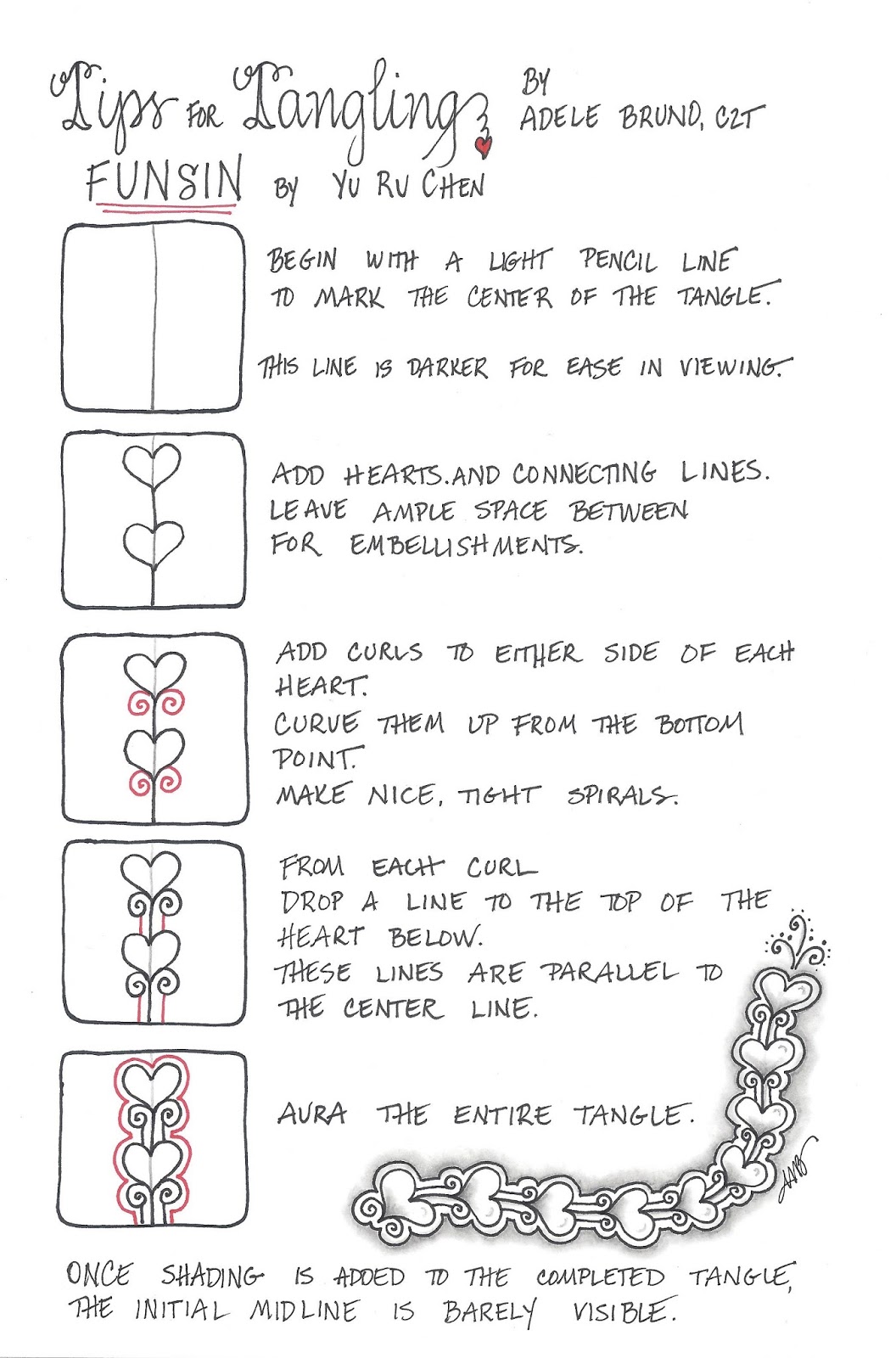 Tickled To Tangle Tips for Tangling Funsin