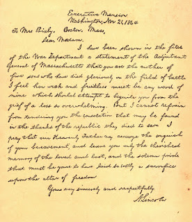 my view by silvio canto jr president abraham lincolns letter to lincoln s letter to mrs bixby