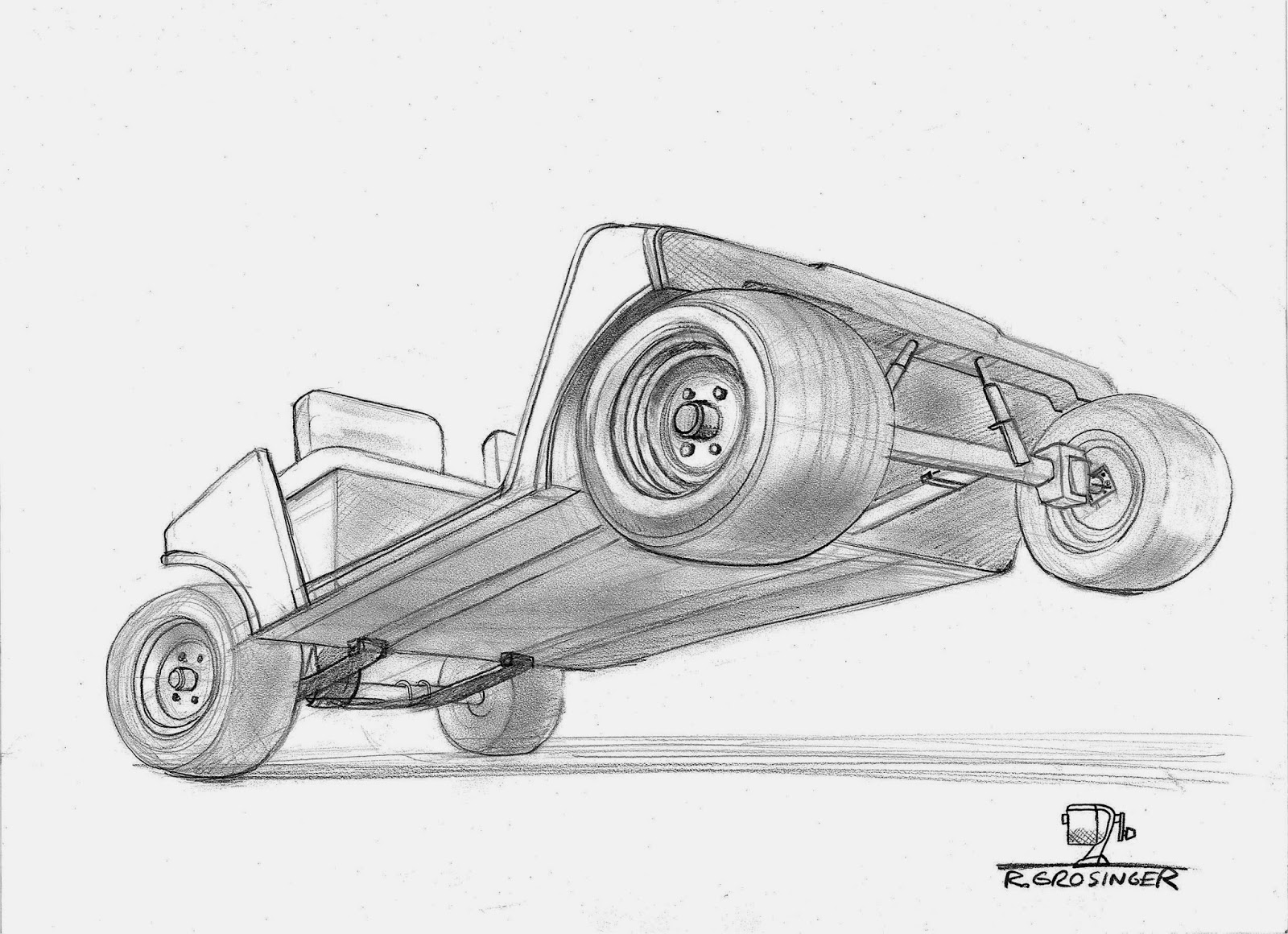 Ron Grosinger's Vehicle Design Electric Wheelie Golf Cart!