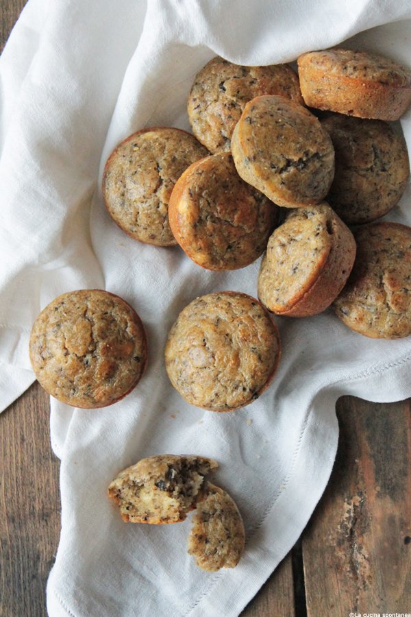 muffins con olive e feta