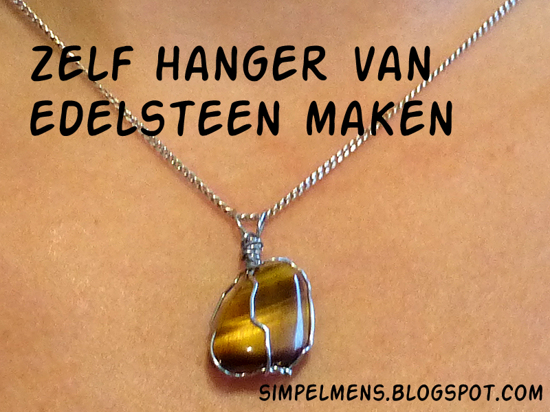 Ongekend SimpelMens: Zelf een hanger van steen maken TY-44