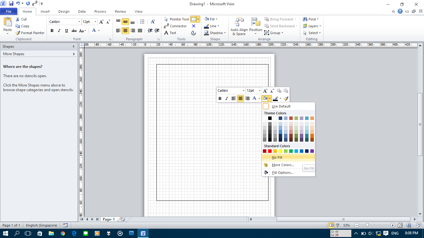 Как отзеркалить картинку в визио