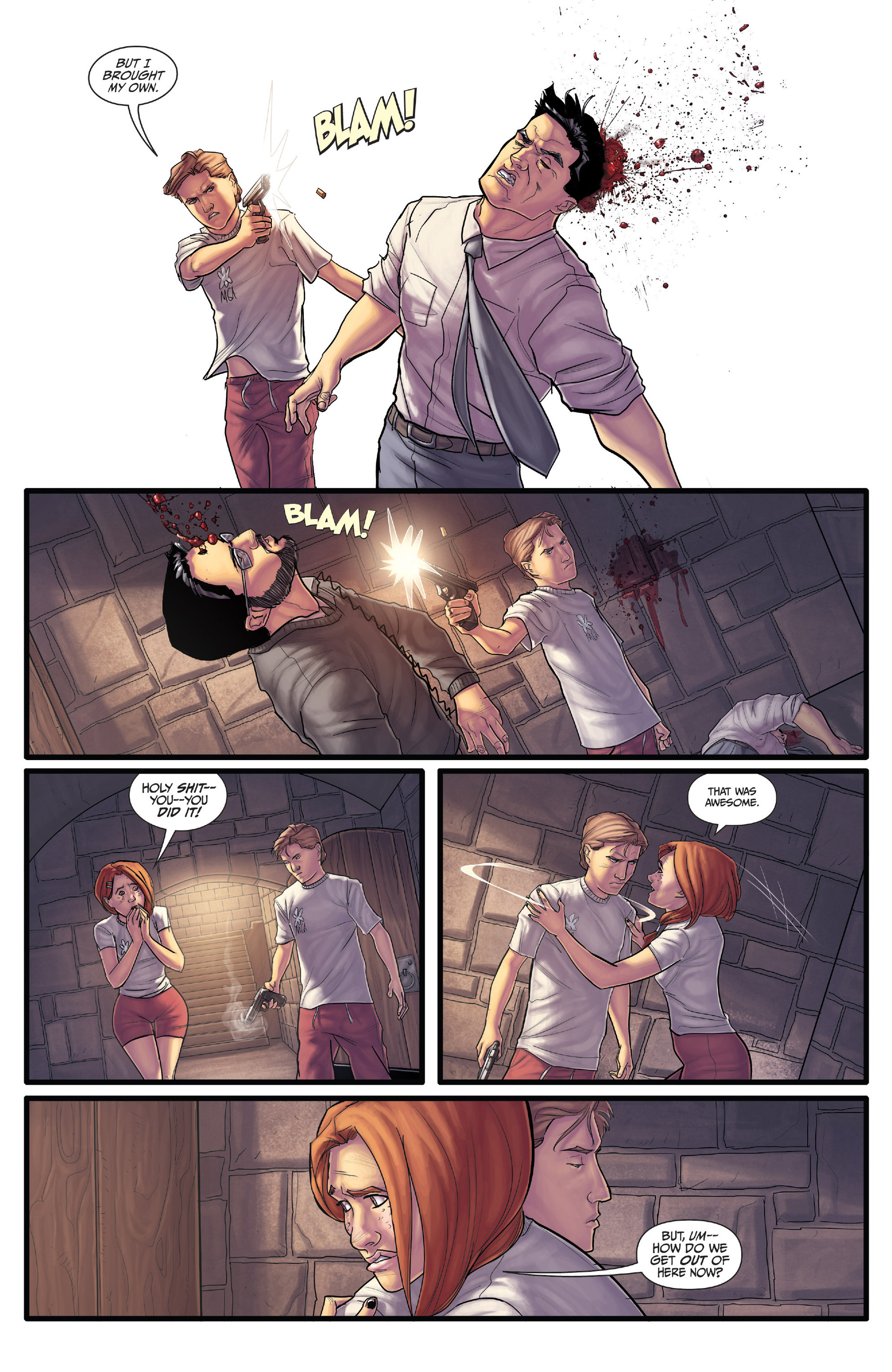 Read online Morning Glories comic -  Issue #24 - 39