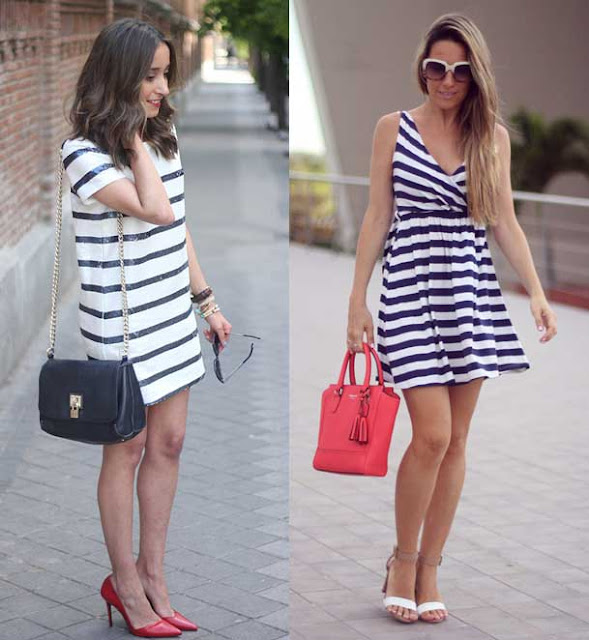 vestido de rayas 