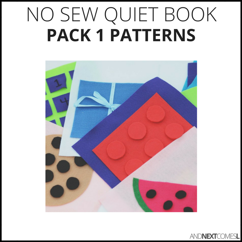 No sew quiet book patterns