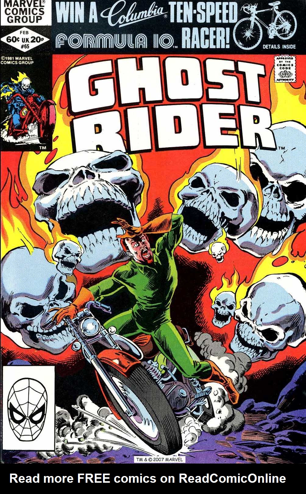 Read online Ghost Rider (1973) comic -  Issue #65 - 1