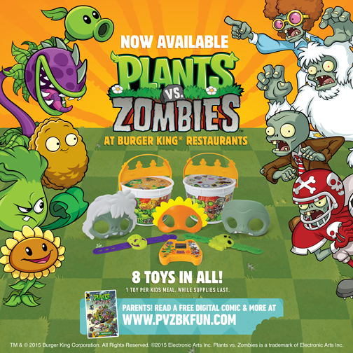Burger King 2015 Plants Vs. Zombies