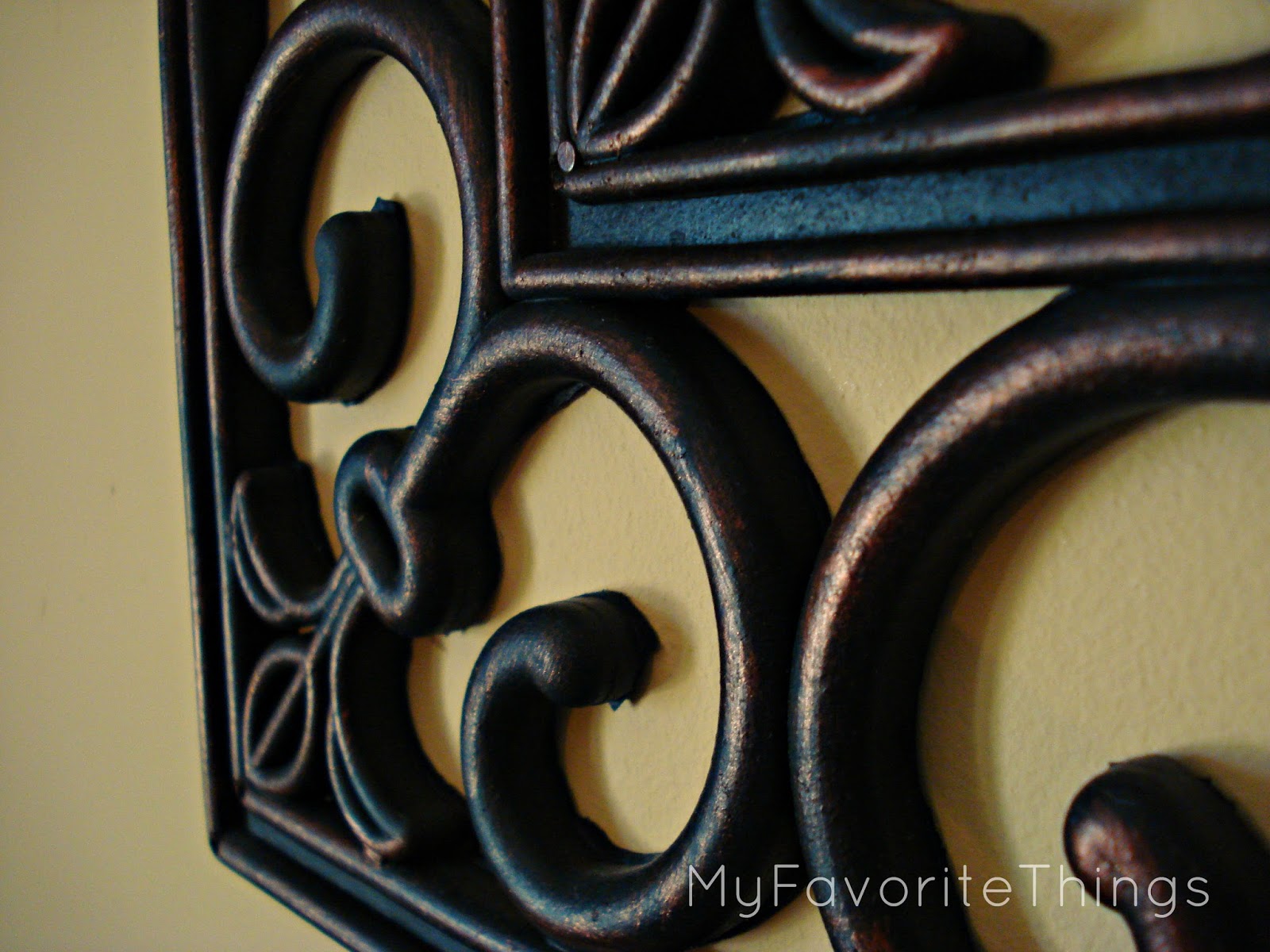 My Favorite Things "Wrought Iron" Wall Art