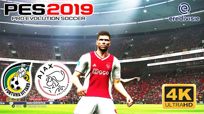 PES 2019 | Fortuna Sittard vs Ajax | Netherlands Eredivisie | PC GamePlaySSS