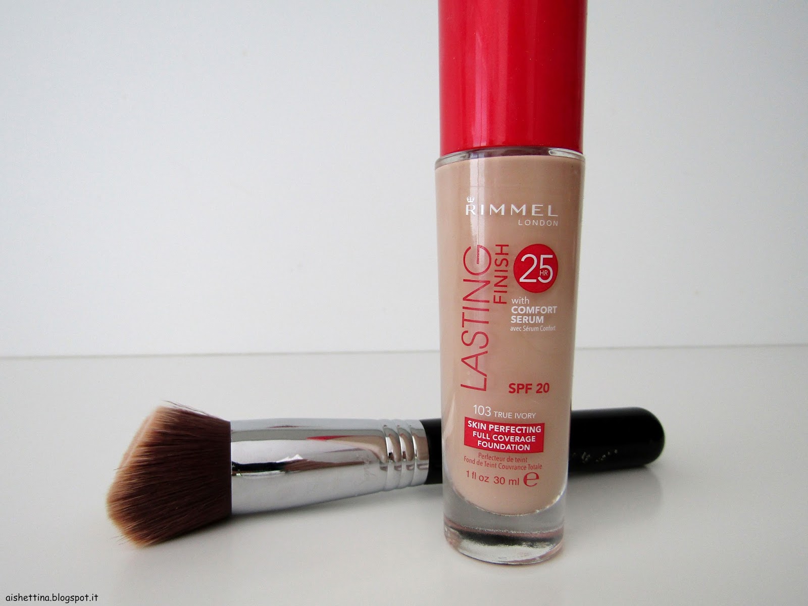 REVIEW Rimmel lasting finish foundation Aishettina