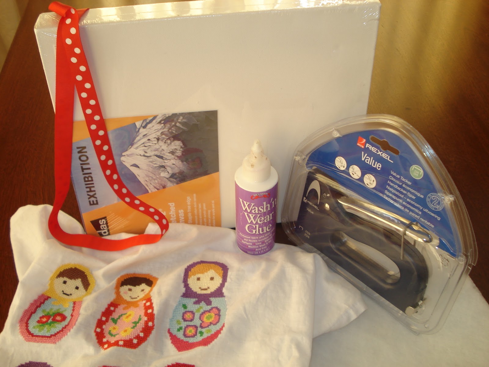 cupcake cutie How to mount Cross stitch onto a canvas