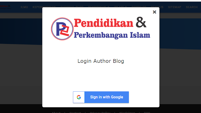 Cara Membuat Tombol Login Blogger di Blog Non AMP dan AMP Cara Membuat Tombol Login Blogger di Blog Non AMP dan AMP