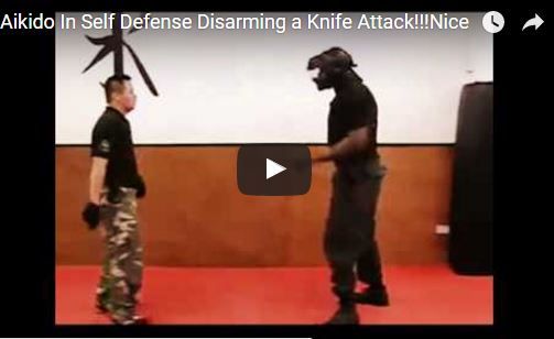 Aikido In Self Defense Disarming a Knife Attack!!!Nice 
