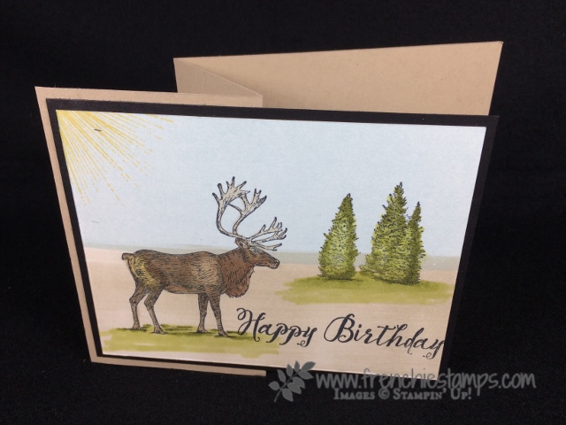 Nature Sings, Stampin' Blends, Stampin'Up! Alcohol Markers, Frenchie Stamps