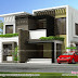 1850 sq-ft 4 BHK modern box model house design