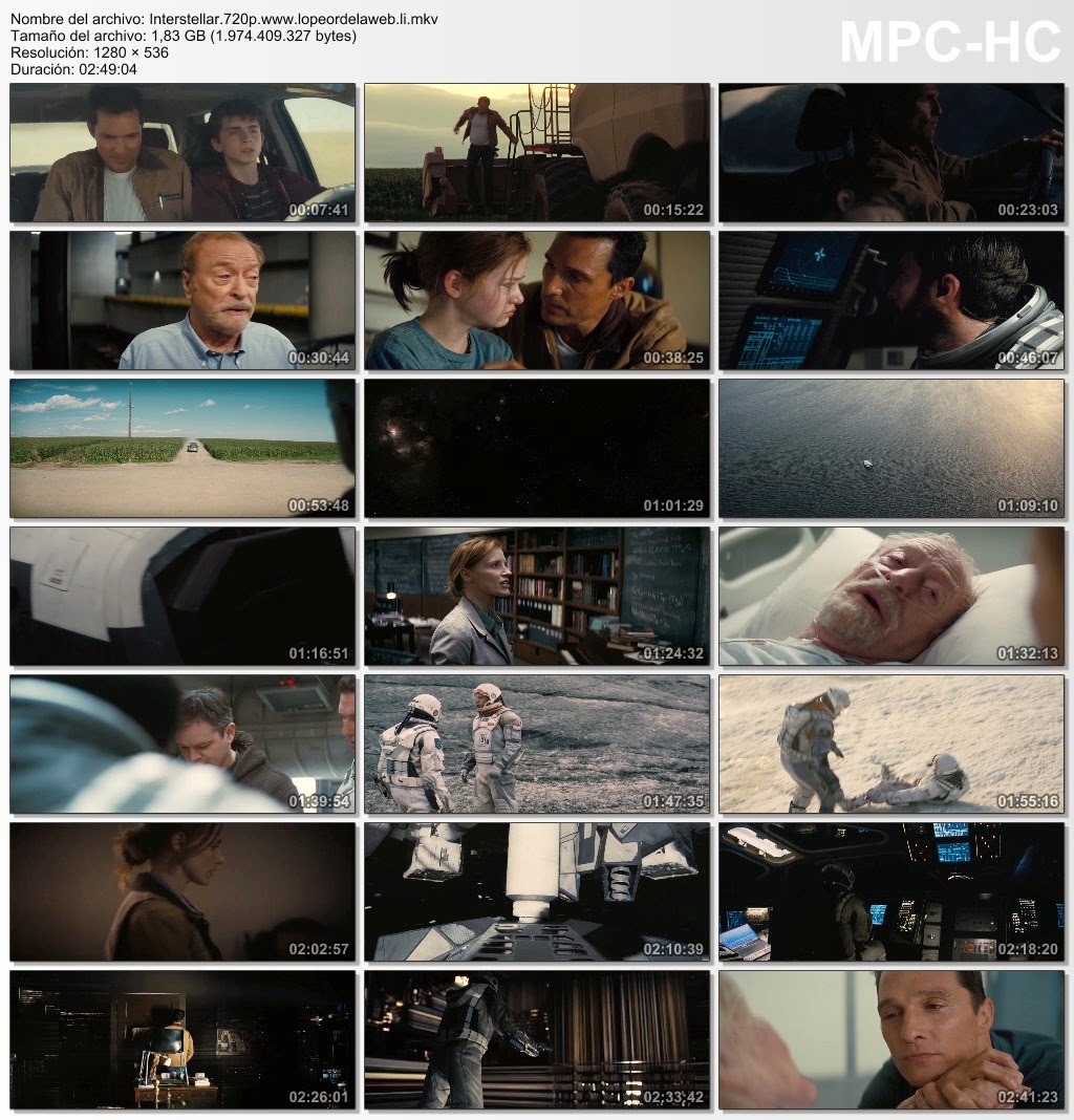 Interstellar (2014) BRrip 720p Latino