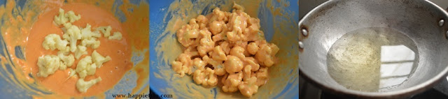 Step 4 - Cauliflower Pakoda Recipe | Gobi Pakora