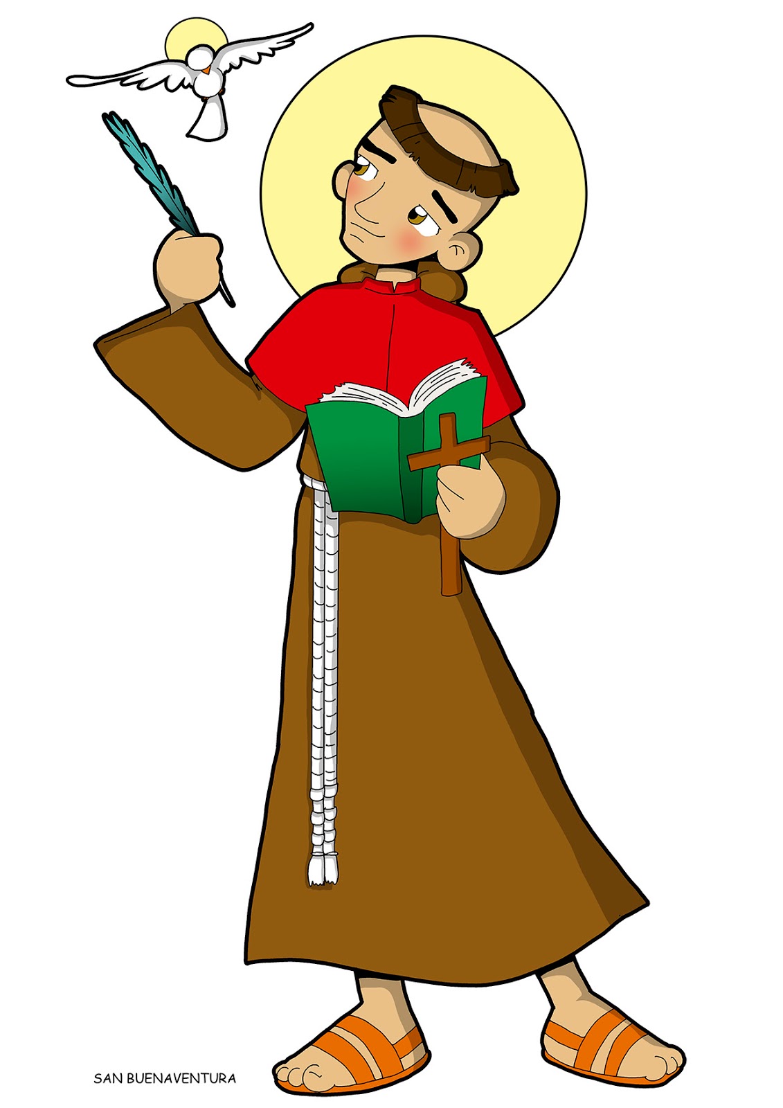 Dibujos para catequesis SAN BUENAVENTURA