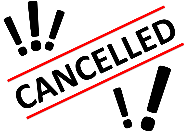 Will be cancelled. Штамп отменен. Cancellation. Will be cancelled. Cancelled session.
