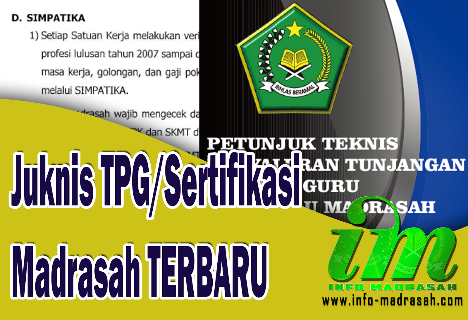Juknis Tpg Sertifikasi Madrasah Terbaru Info Madrasah