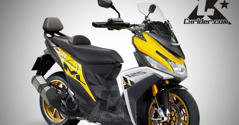 Info Top 20+ Modifikasi Slebor Depan Mio M3