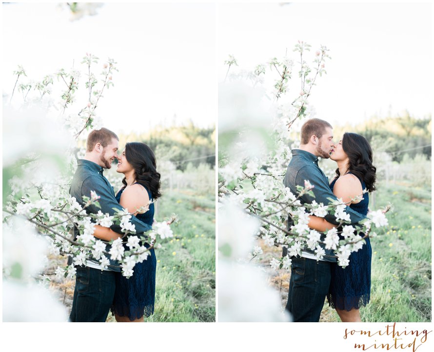 Apple Orchard Engagement Session by Something Minted Photography
