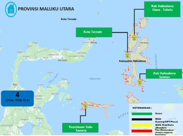 Lokasi Tes Cat BKN Propinsi Maluku Utara Lokasi Tes Cat BKN Propinsi Maluku Utara