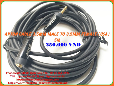 Jack chuyển 2.5, 3.5, 6.3 và dây cáp nối dài cho tai nghe, loa