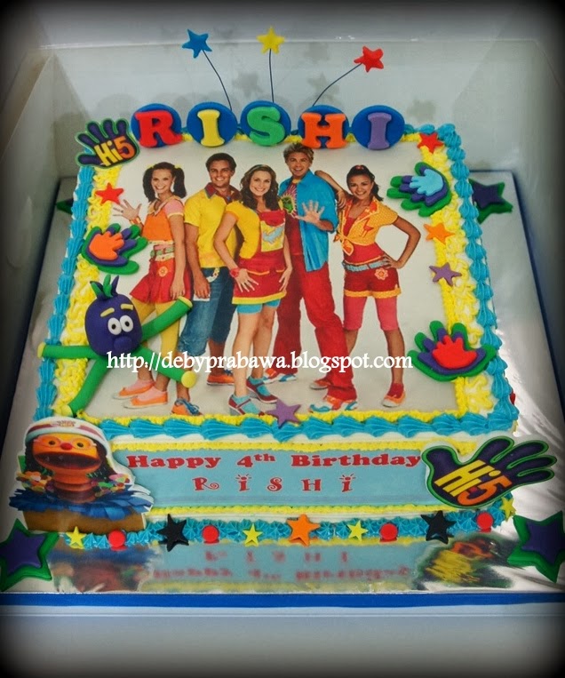 Butterfly Cake Hi5 Cake for Rishi