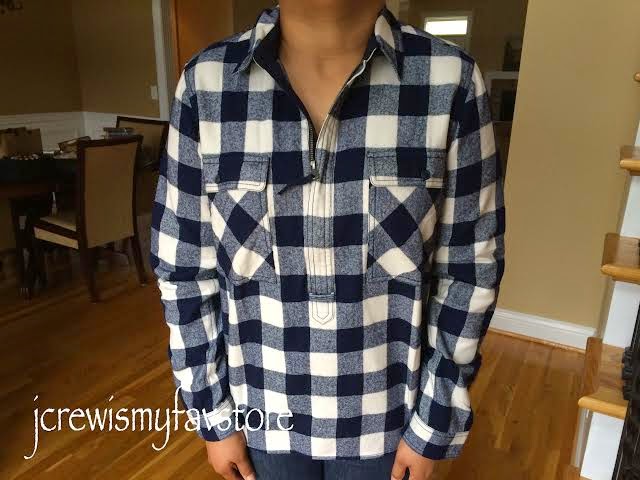 J crew buffalo check shirt jacket Clearance