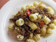 Lamb and Artichoke Ragu over Trottole