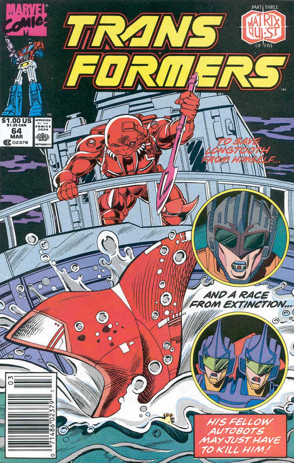The Transformers (1984) issue 64 - Page 1