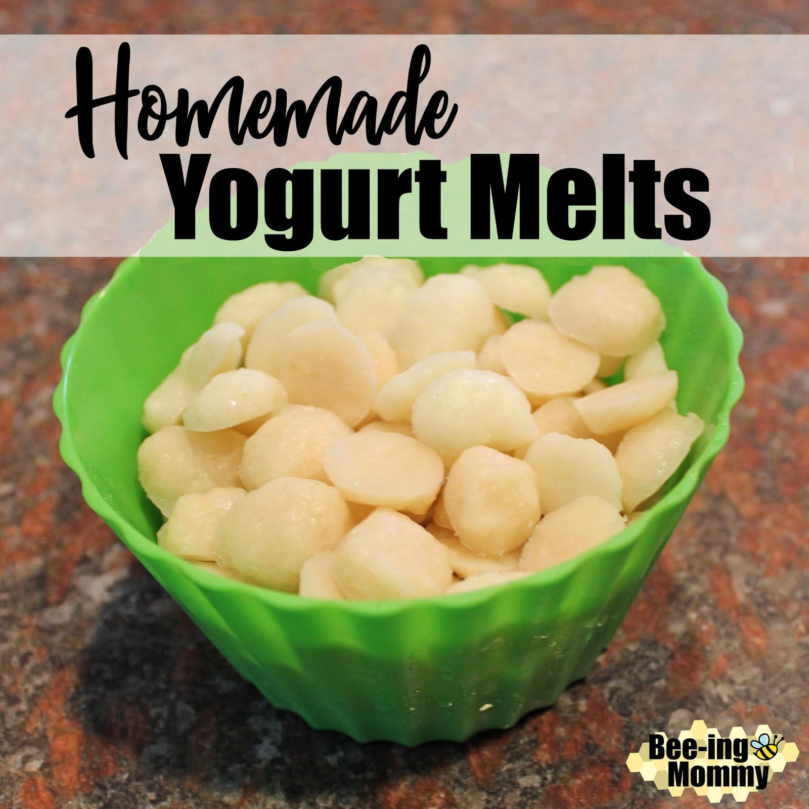 Healthy Homemade Yogurt Melts Recipe
