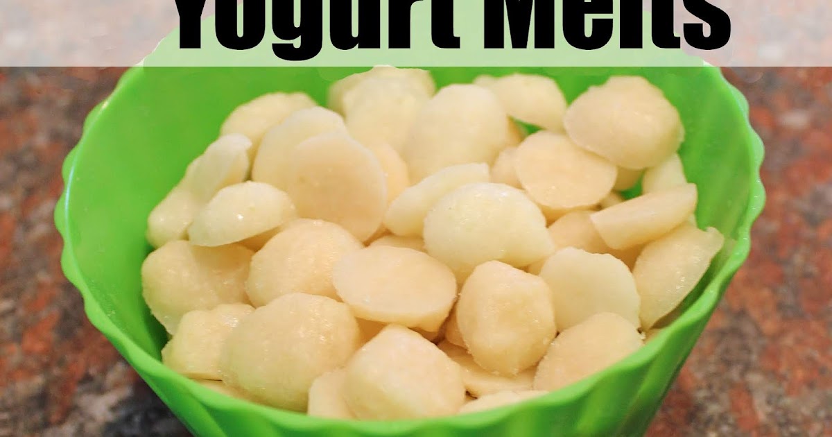 Healthy Homemade Yogurt Melts Recipe