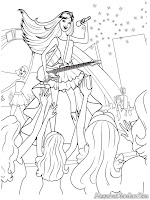 Barbie And 12 Dancing Princesses Coloring Pages