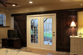 barn doors, diy barn doors, how to make barn doors, cottage, farmhouse, farmhouse style, basement, barn door hardware, diyDesignFanatic.com