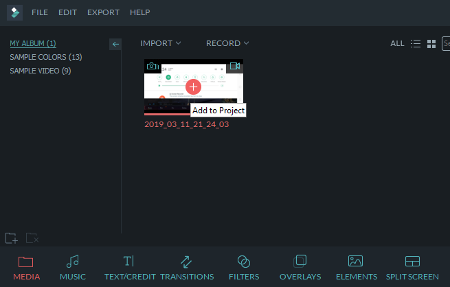 Cara Memotong Video (Split) di Wondershare Filmora