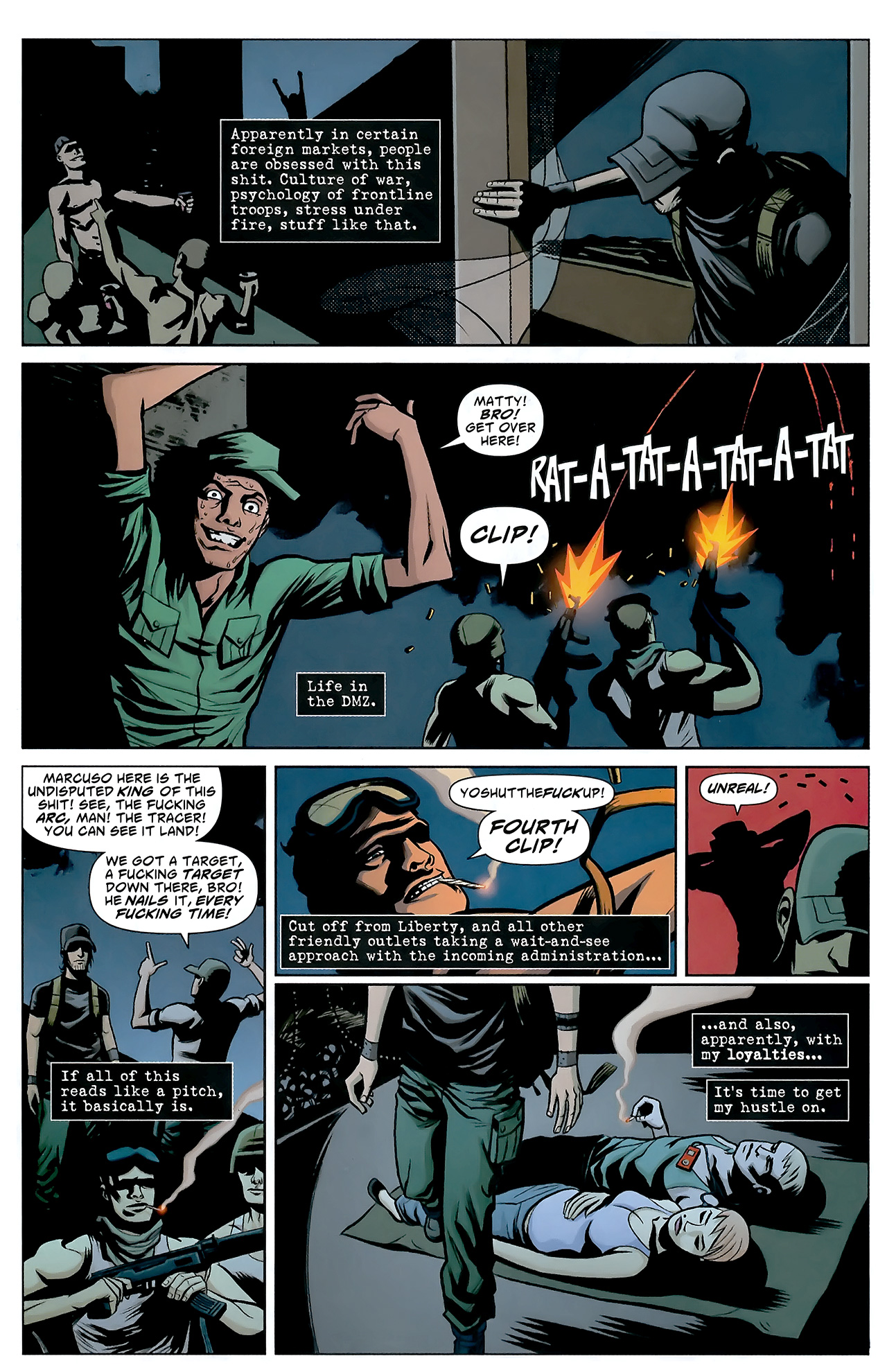 Read online DMZ (2006) comic -  Issue #35 - 7