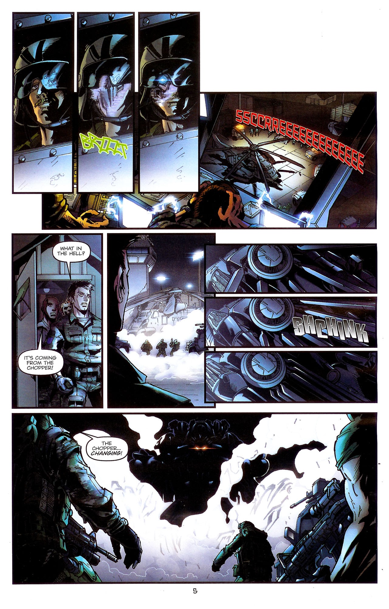 Read online Transformers: The Movie Adaptation comic -  Issue #1 - 7
